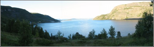 Altafjord v podvečer